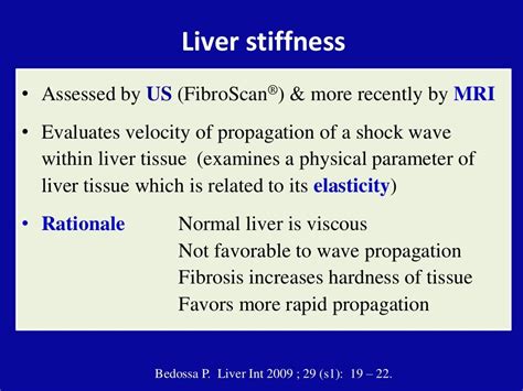 Liver stiffness measurement (fibroscan®)