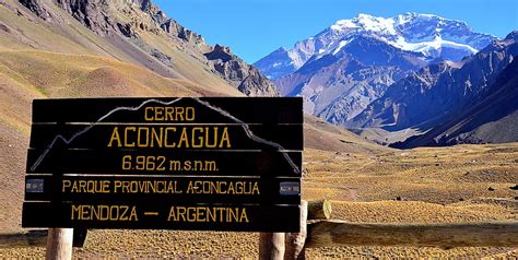 Aconcagua On World Map