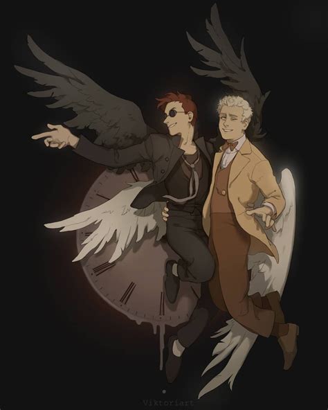 #GoodOmens #Crowley #Aziraphale #fanart | Good omens book, Best couple ...