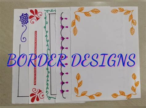 Simple Corner Border Designs For Projects