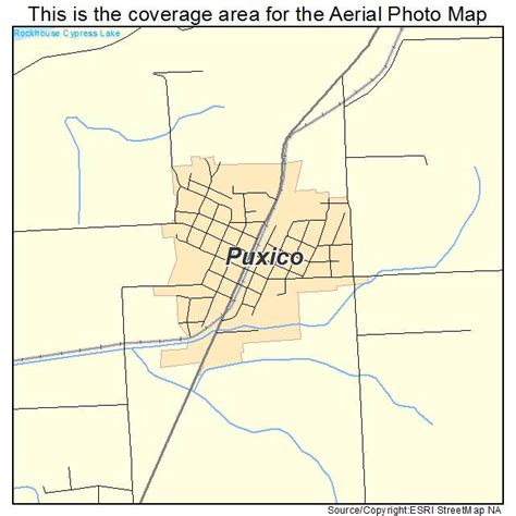 Aerial Photography Map of Puxico, MO Missouri