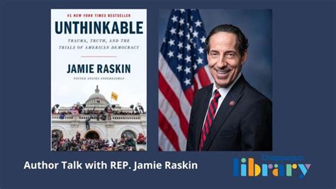 Author Talk: Rep. Jamie Raskin | Chappaqua PAC