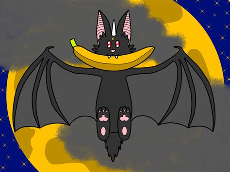 Banana Bat by loupgaroublanc on DeviantArt