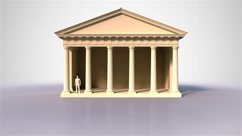 Doric Temple Free 3D Model - .mb - Free3D