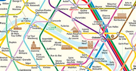 The New Paris Metro Map