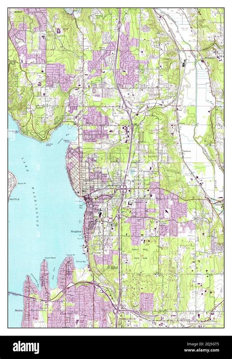 Kirkland washington map Cut Out Stock Images & Pictures - Alamy