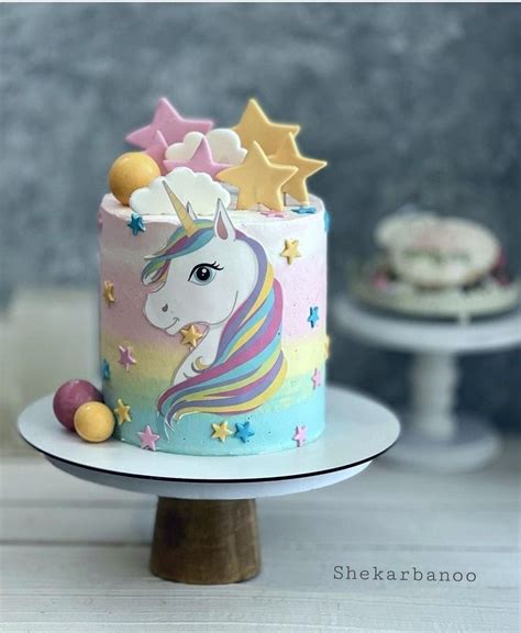 Pin de la maison du cake en unicorn cake pastel de cumpleaños de ...