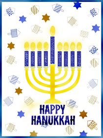 Free Printable Hanukkah Cards, Create and Print Free Printable Hanukkah ...