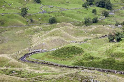 Drumlins in Swindale - Stock Image - C026/4450 - Science Photo Library