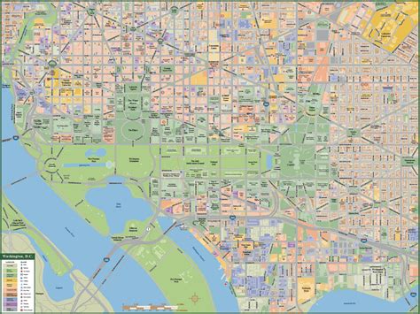 Washington Dc On A Map Of America - Map of world