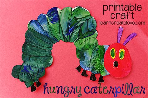 Printable Hungry Caterpillar Craft