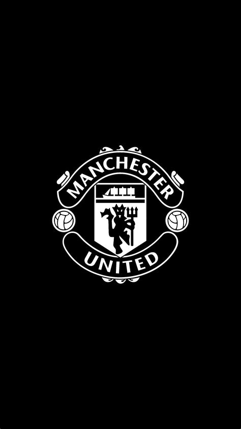 Manchester United Logo Wallpaper 4K