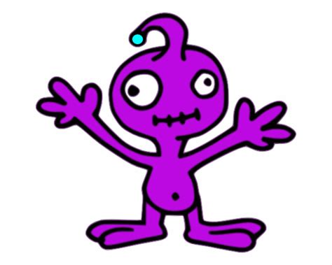 cute purple people eater - Clip Art Library