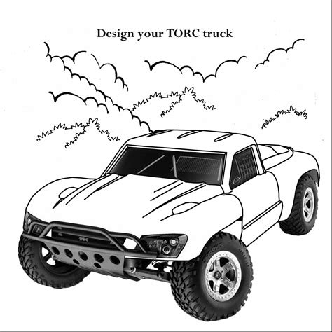 Trucks Printable Coloring Pages