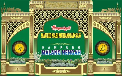 Spanduk Maulid Nabi Muhammad SAW Tahun 2023 | Spanduk Maulid 2023 ...