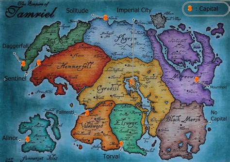 ESO: A Map Illustrating The Explorable Parts Of Tamriel