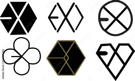 EXO logo , new logo on white background. simple design for graphics ...