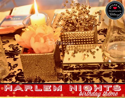 Harlem Nights Birthday Theme