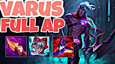 VARUS FULL AP ONE SHOT BUILD || FULL RANK GAMEPLAY WILDRIFT - YouTube