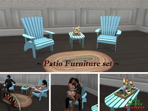 Second Life Marketplace - ~ Patio Furniture set ~ GIFT