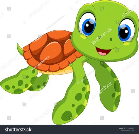 Simple Turtle Cartoon