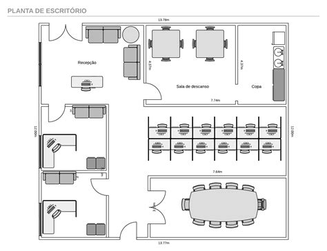 Planta Baixa Escritorio De Arquitetura