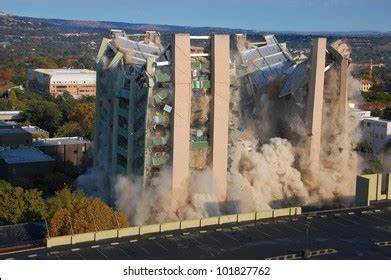 Building Demolition By Implosion Image 6 Stock Photo 101827762 ...