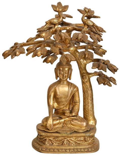 Lord Buddha Meditating Under the Bodhi Tree (Tibetan Buddhist Deity)