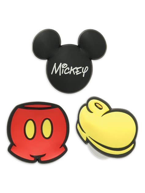 Crocs Mickey Mouse Pack Shoe Charms|Personalize with Jibbitz for Crocs ...