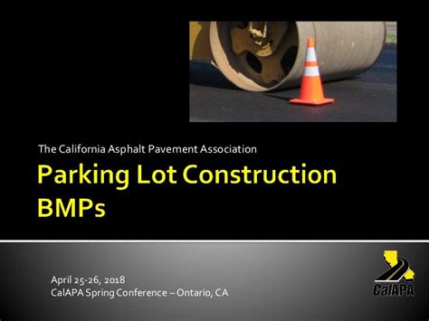 Asphalt Parking Lot Construction Best Practices