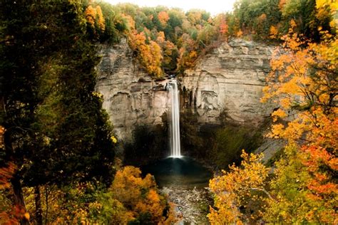 Autumn at Taughannock Falls New York - Photorator