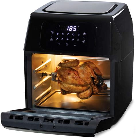 Daewoo 12L Rotisserie Air Fryer Oven with Rapid Air Circulation and ...