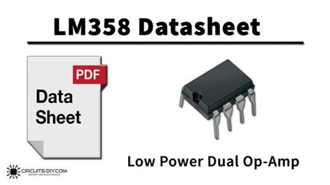 LM358 Low Power Dual Op-Amp - Datasheet