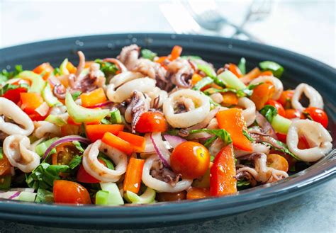 Calamari Salad | Recipe | Healthy salad recipes, Calamari, Delicious salads