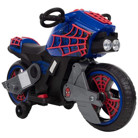 Marvel Spider-Man 6V Battery Powered Motorcycle Ride-on Toy for Boys ...