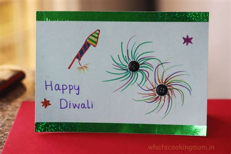 Handmade cards for Diwali - whats cooking mom