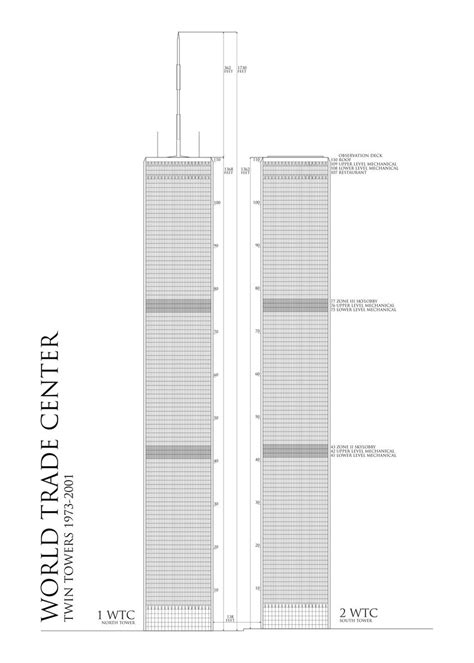 How To Draw The Twin Towers