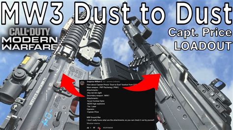 MW3 "Dust to Dust" Capt. Price Loadout Gameplay - Call of Duty Modern ...