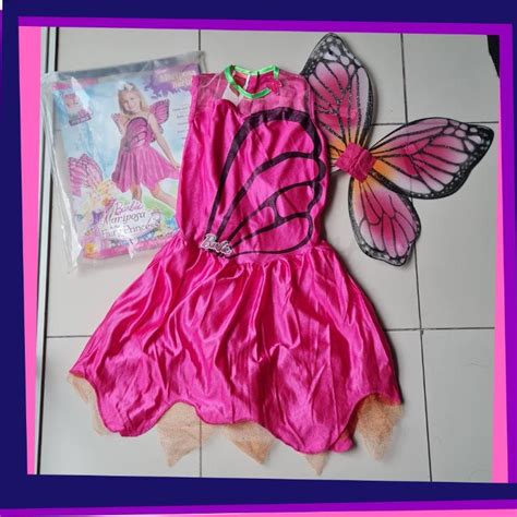 Barbie Mariposa Costume (5-7 years old), Babies & Kids, Babies & Kids ...