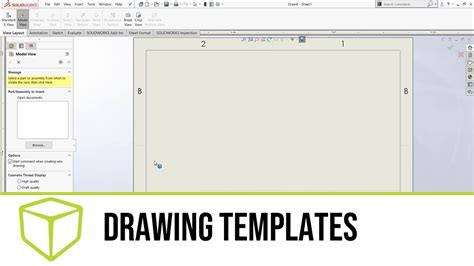 Change Drawing Template Solidworks