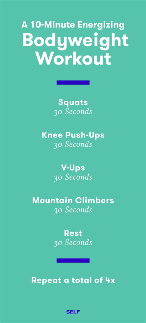 10 Minute Hiit Workout With Weights