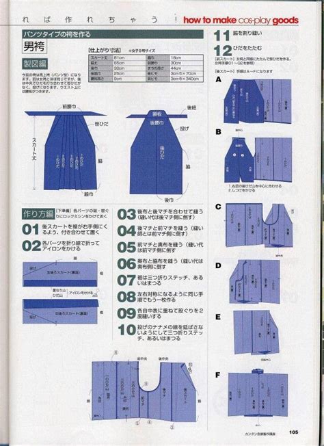 hakama pants pattern - StephenInaki