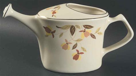 Jewel Tea Autumn Leaf Hall China Autumn Leaf 6" Water Can