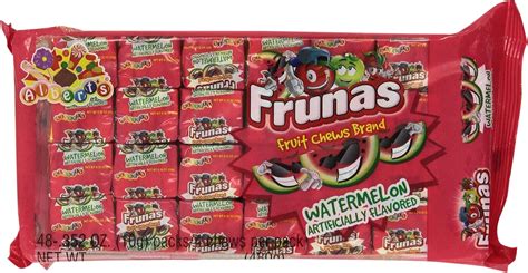 Frunas Fruit Chews Watermelon 48 Pack : Amazon.ca: Grocery & Gourmet Food