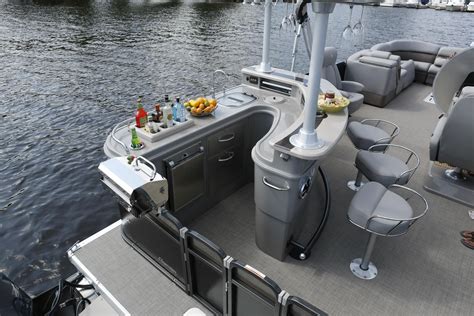 Premier 2014 Grand Entertainer Bar | Pontoon boat accessories, Pontoon ...