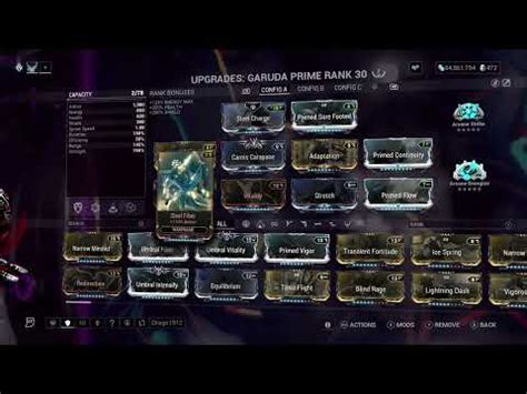 Warframe Garuda Prime build - YouTube