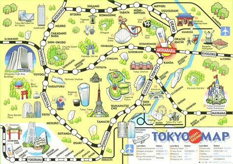 Maps Update Tourist Attractions Map In Japan And Tokyo For At Tokyo Map ...