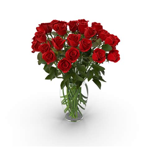 Red Rose Bouquet in Vase PNG Images & PSDs for Download | PixelSquid ...