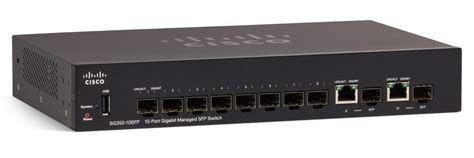 Cisco SG350-10SFP-K9-NA Systems 10 Port Gigabit Managed SFP Switch | eBay