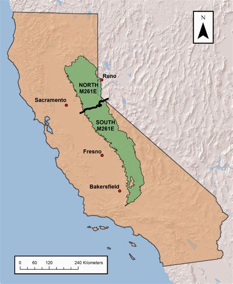 Map Of California Sierra Nevada Mountains | secretmuseum